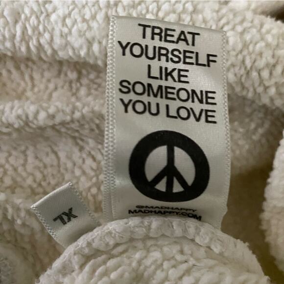 Madhappy White 'Local Optimist' Sweatshirt - Picture 9 of 12